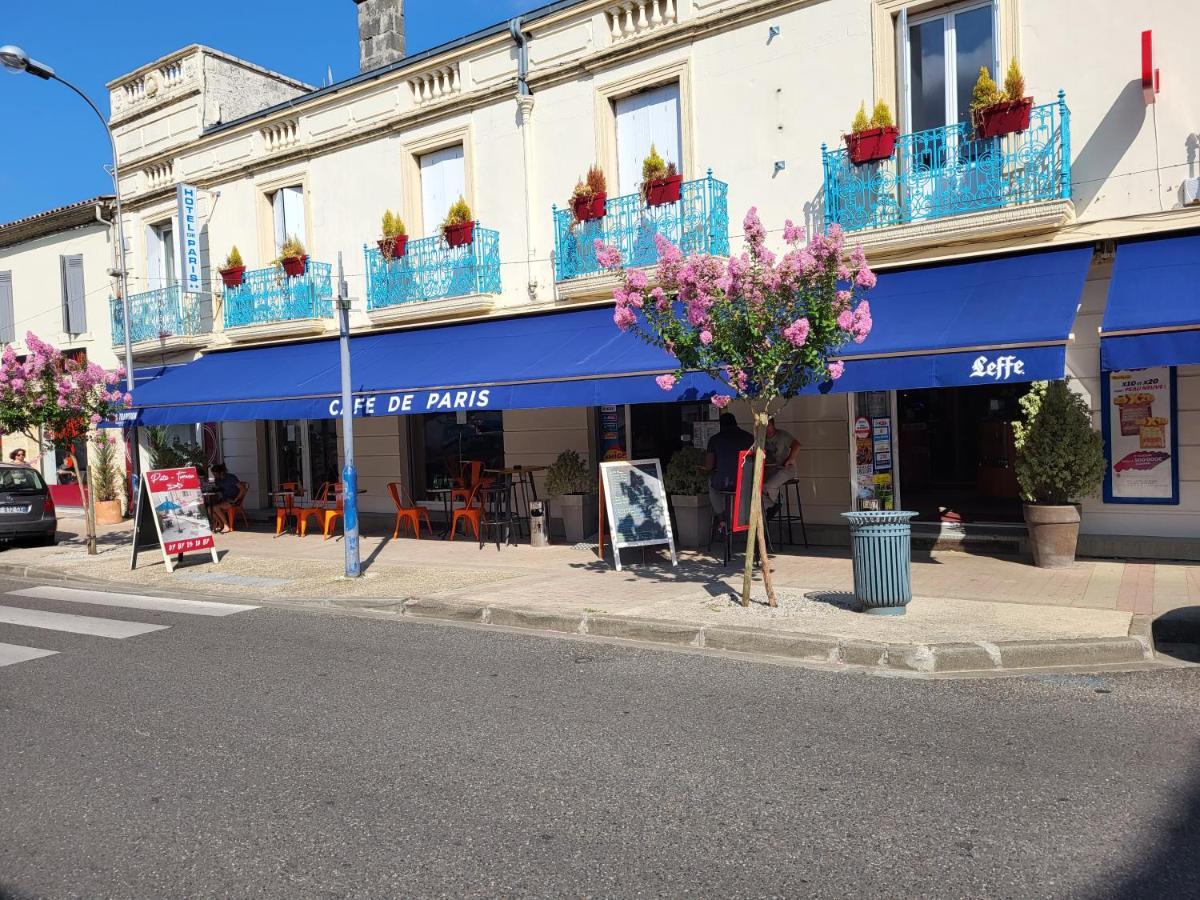 Cafe De Paris Otel Lesparre-Médoc Dış mekan fotoğraf